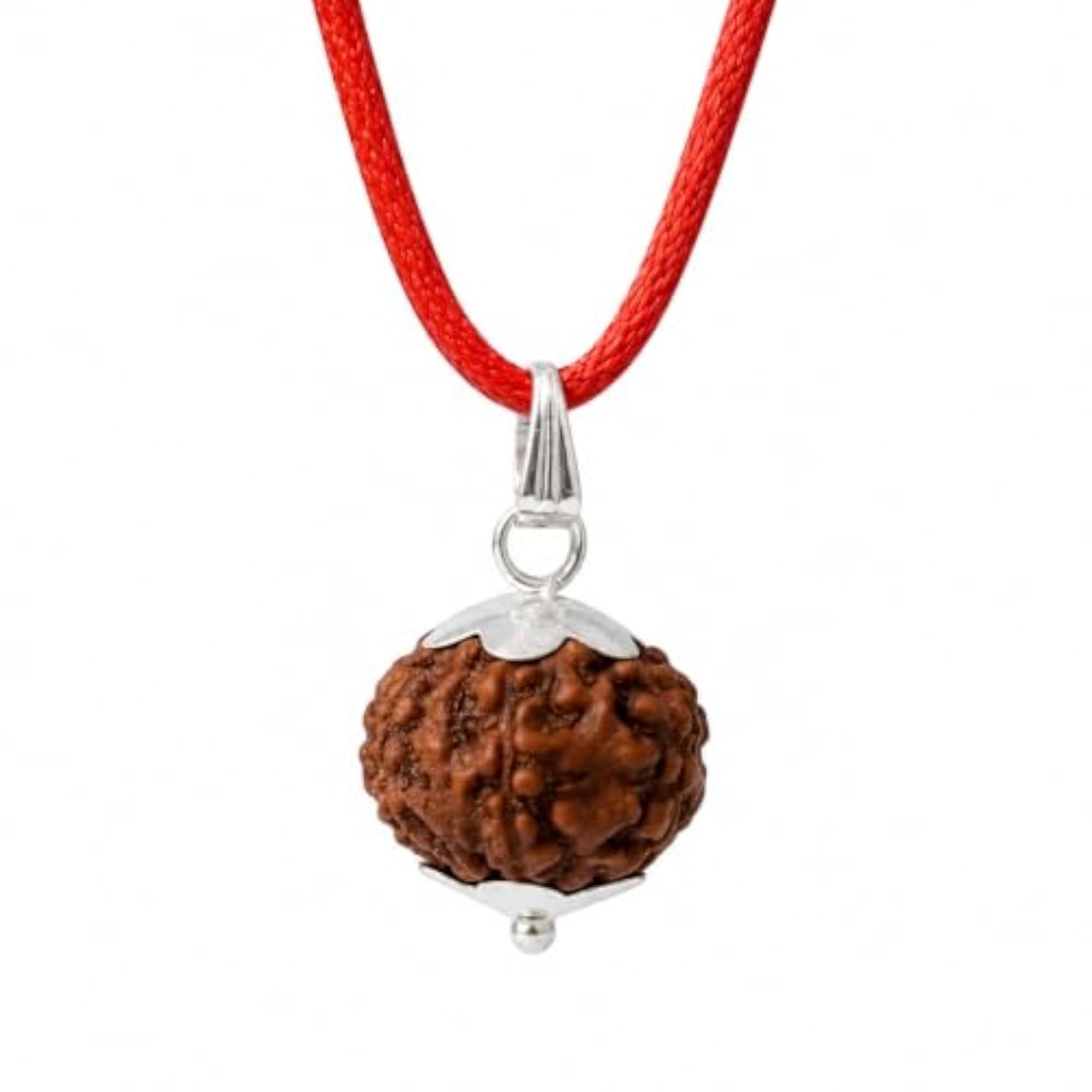 Nepali Rudraksha Pendant with Adjustable Thread Necklace
