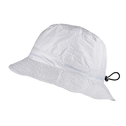 Toutacoo. Regenhut aus Nylon - Einstellbar (06-Weiß/M-L)