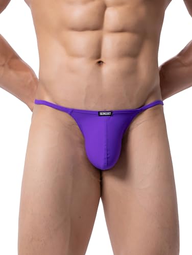 iKingsky Men's G-string Underwear Soft Y-Back Panties Breathable Bulge Thong Underpanties for Men2