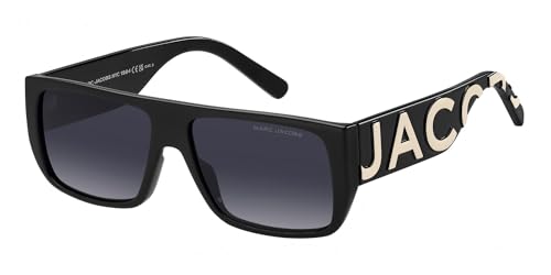 Image of Marc Jacobs MARC LOGO 096/S BLACK WHITE/DARK GREY SHADED 57/15/145 unisex Sunglasses