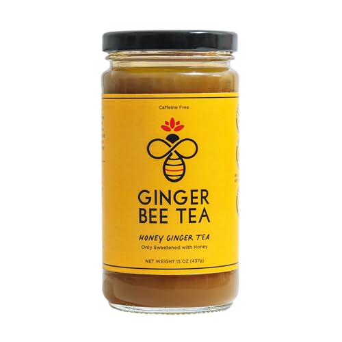 Image of Ginger Bee Honey Ginger Tea Concentrate, Real Honey, Caffeine-Free, 15 oz