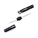 KOM Cycling Tubeless Tire Repair Kit for Bikes – 8 Colors! Fixes Mountain Bike and Road Bicycle Tire Punctures – Includes Tire Repair Fork and Reamer, 8 Bacon Strips. Tubeless Repair Made Easy (Black)