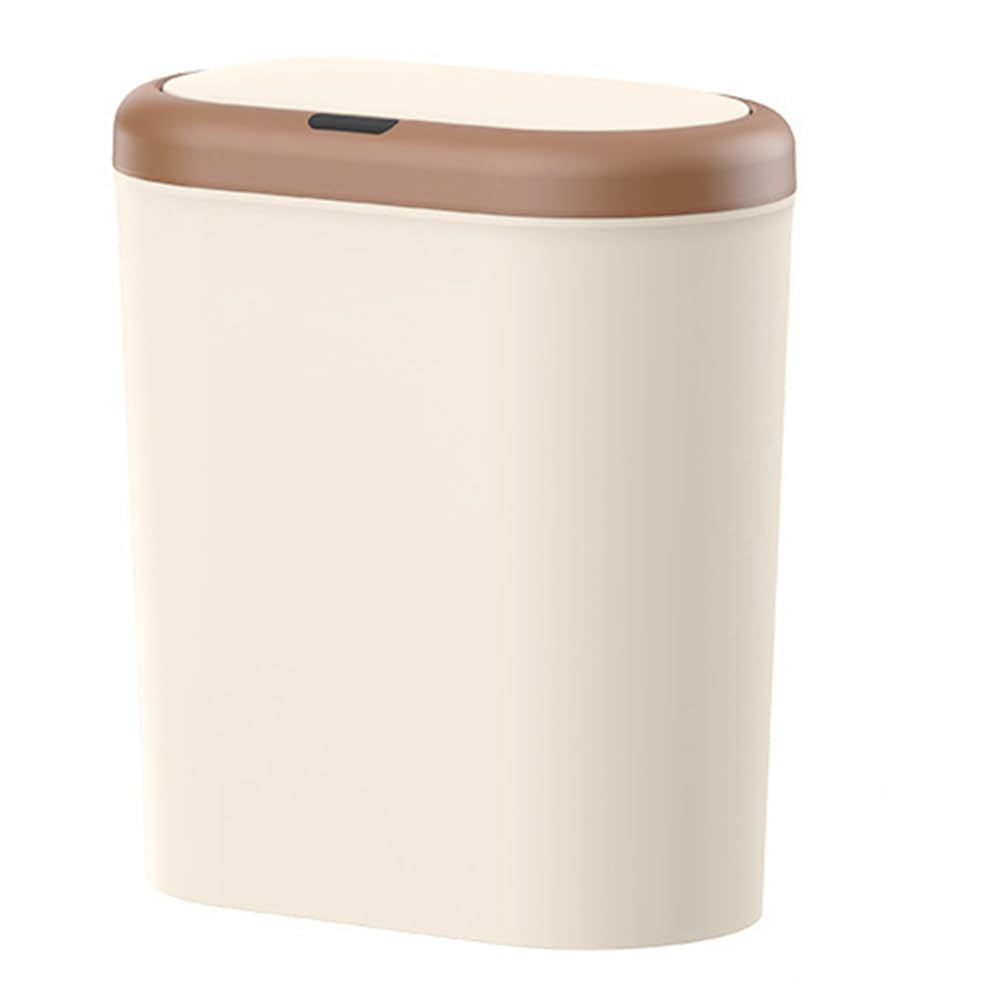 Cubo de basura automático inteligente e impermeable para evitar tocar la tapa en casa