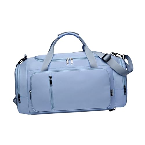 Borsa da viaggio da weekend da a mano Borse da a tracolla per uomo Donna da da palestra sportiva Blu