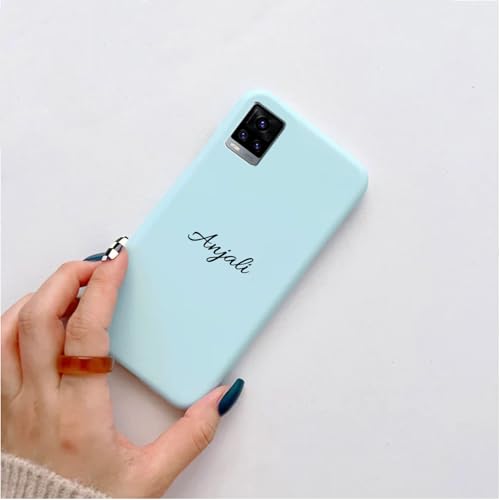 Image of COLORflow Back Cover Compatible with Vivo V20 | Solid Color Customized Back Cover Compatible with Vivo V20