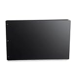 Pina Zangaro Vista 8.5X11 Landscape Screwpost Binder, Onyx, Without Sheet Protectors (34888)