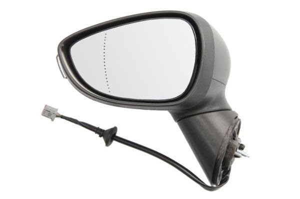 BLIC 5402-03-2001177P Rétroviseur extérieur chauffé asphérique gauche Compatible avec FORD Fiesta Mk6 3/5 portes JA8, JR8 B-Max JK8, JK Fiesta Mk6 Berline Fiesta Mk5 Berline JAS, JBS B-Max Van JK