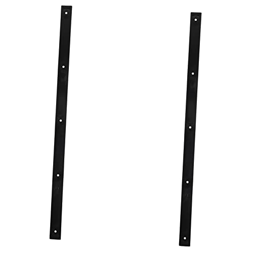 Toddmomy 2Pcs Skateboard Bumper Pro Skateboard Longboard Accessory Longboard Rail Parts Rib Bone Rail Sturdy Skateboard Parts Longboard Supply Rib Bone Replacement Slide Rail Plastic Black #TOP9