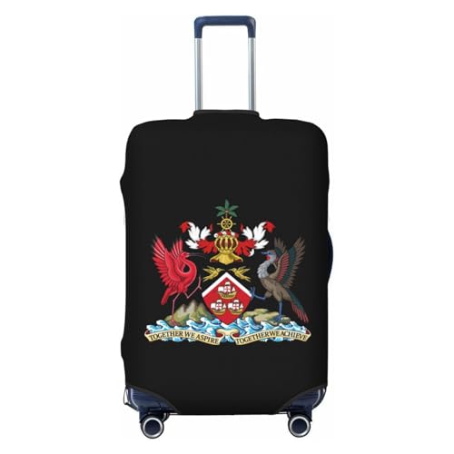 Coat Of Arms Of Trinidad And Tobago Travel Luggage Cover Suitable for 18-32 Inch luggage
