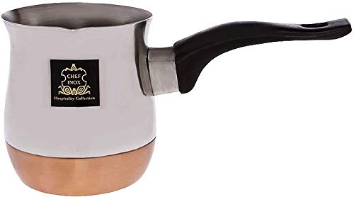Chef Inox450ml Stainless Steel Warmer with Copper Base, Silver IN-14450CB
