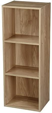 TOP Marques Collectibles Taylor & Brown® 1, 2, 3, 4 Tier Wooden Bookcase Shelving Display Storage Wood Shelf Shelves Unit (Oak, 4 Tier)