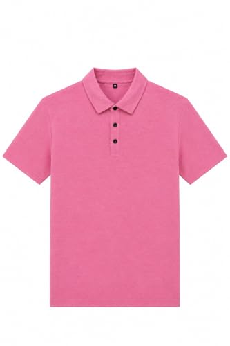 Image of Men's Short Sleeve Polo T-Shirt, Casual Collared Top