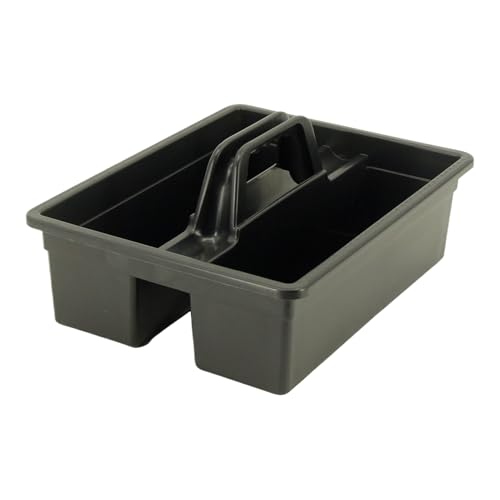 Organizador de Productos de Limpieza | Cesta Organizadora con Asa para Suministros de Limpieza,Para Coche, Jardín, Lavandería, Baño, Lavado de Vehículos y Más - Uso en Hogar, Garaje y Exteriores