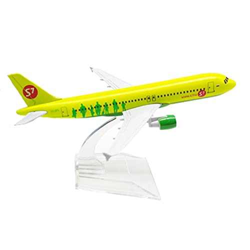 Modelo de avión Airbus A320 de aleación fundida réplica S7 Siberia Airlines 6