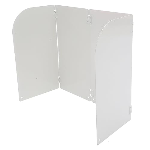 OUNONA Sturdy Steel Splatter Shield Folding Stove Oil Splash Guard Easy Clean Grease Screen for Kitchen Wall
