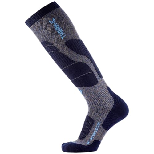 Therm-ic Men's Ski Socks - Ski Merino Warm Reflector Quick Drying Moisture-Wicking Winter Sports Insulated Knee Height Socks2