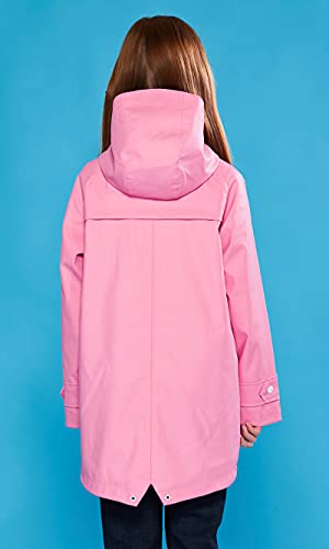 Image of maoo garden Girls Boys Rain Jacket Lightweight Waterproof Raincoat Hooded Lined Long Windbreaker