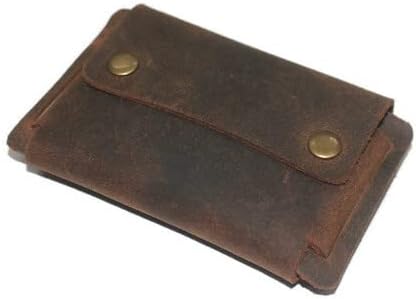 Genuine Leather Handmade Business pocket Card Holder Case for Men and Women