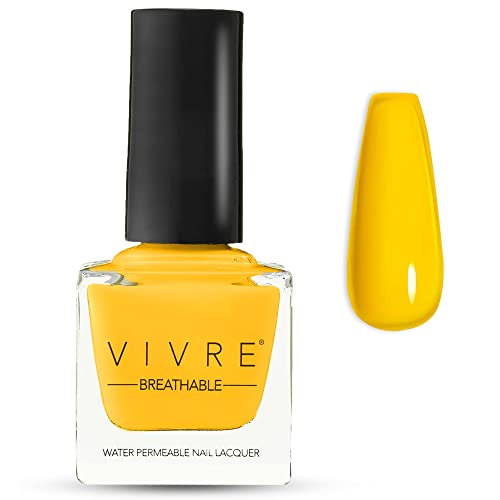 VIVRE Cosmetics Nail Polish - Quick Dry, Shiny, Halal for Girls, Vegan, Non-Toxic for Women, Long Lasting, Certified Breathable and Water Permeable - Butter Drizzle