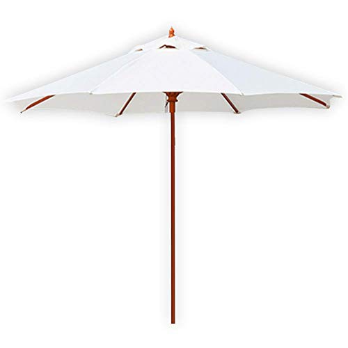 Sombrilla octogonal plegable CLSDRZC de madera 2,7m protección ultravioleta impermeable