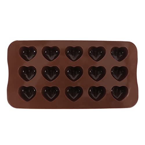 Bolo de fondant, molde de chocolate, molde de silicone de chocolate, design de coração flexível, sua