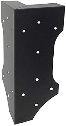 Panacea Raised Garden Bed Brackets, Set of 4 Beds (16 Brackets Total) | Heavy-Duty Steel Corner Braces for 2x6 or 2x12 Lumber | Powder-Coated Hardware for DIY Raised Garden or Flower Beds