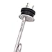 DERNORD 120V 1500W Tri-clamp Foldback Heating Element Stainless Steel Immersion Water Heater with 3-Wire Electrical Locking Plug (1.5 Inch Tri clamp)