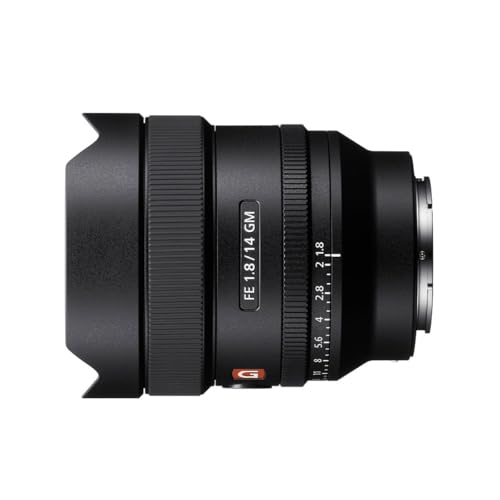 Sony SEL14F18GM – Objectif grand angle 14 mm F1.8 G Master plein format/APS-C, lumineux et compact (monture E, idéal architecture et astro, compatible A7, ZV-E10, A6400, A6700)