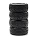 4pcs Hard Plastic 1/10 RC On-Road Solid Wheels and Tires 12mm Hex for HSP for Tamiya TT01 TT02 RC Drift Rally Car