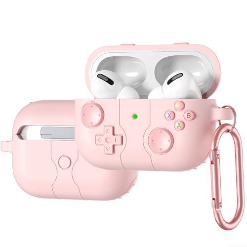 Funda de silicona para consola de videojuegos para AirPods 4, carcasa protectora resistente a los impactos, ajuste delgado, fácil acceso, color azul