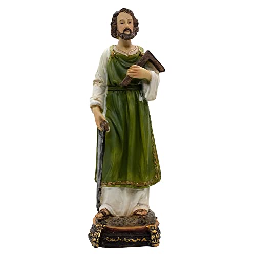 Saint Joseph The Worker | Patron Saint of The Universal Church | Christian Home Decor | 8" Tall | Great Catholic Gift for Baptism, First Holy Communion, Confirmation, Graduation and Housewarming