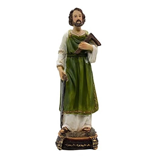Saint Joseph The Worker | Patron Saint of The Universal Church | Christian Home Decor | 8" Tall | Great Catholic Gift for Baptism, First Holy Communion, Confirmation, Graduation and Housewarming