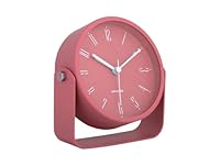 Karlsson Blush Red Regal Numbers Alarm Clock With Light function