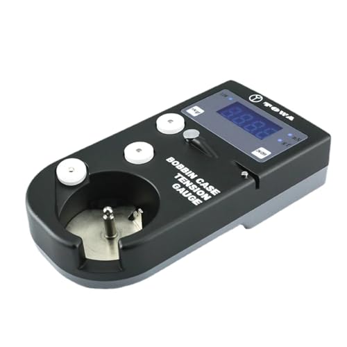 Blooy – DTM-A1 TOWA Digital Tension Gauge Guide Device Sewing Accessories For “L” Type Bobbin Case Made In Japan (DTM-A1+TM-501) (Black)