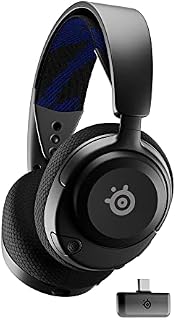 SteelSeries Arctis Nova 4P Bezprzewodowy wieloplatformowy zestaw słuchawkowy do gier Dźwięk przestrzenny 360° 36 godzin pracy na baterii Mikrofon 2. generacji PlayStation, PC, PSVR 2, Switch