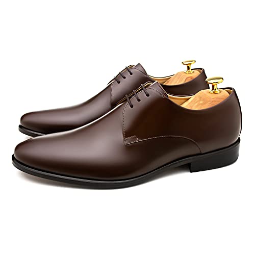 Image of Leather Formal /Classic Shoes Oxfords Plain Derby Merida