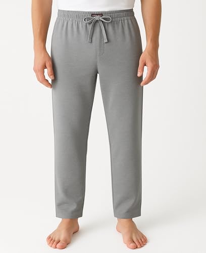 Andrew Scott Men's 6 Pack 100% Cotton Jersey Knit Yoga Lounge & Sleep Pajama Pants3