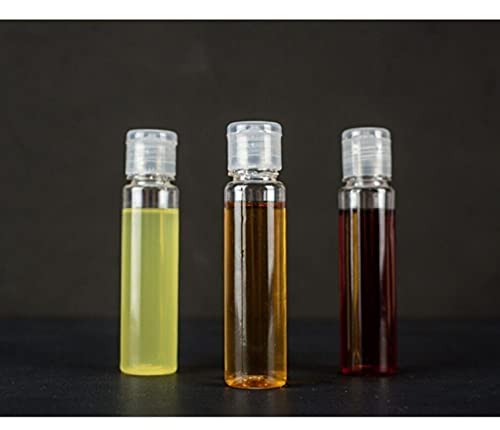 100 Adet 30 ml Boş Şişe, Şeffaf Kapaklı
