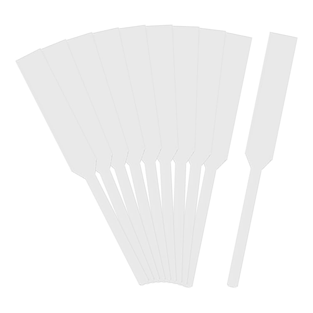 Hugede White 200 Pcs Perfume Test Strips Aromatherapy Fragrance Testers Perfume Paper Strips Essential Oils Testers Fragrance Test Strips For Testing Scents
