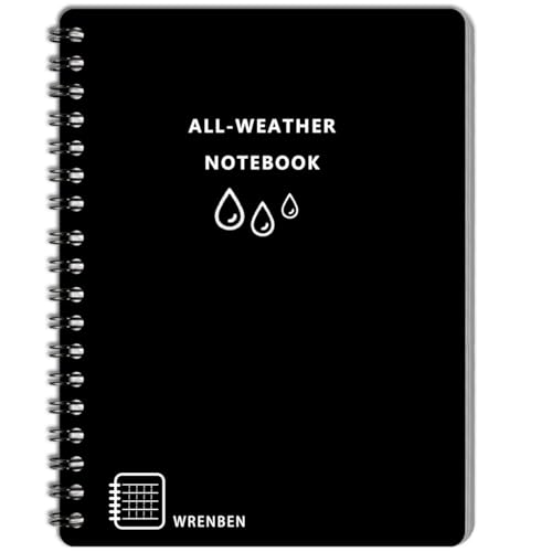 Cahier à spirales quadrillage noir idéal pour organiser vos projets professionnels