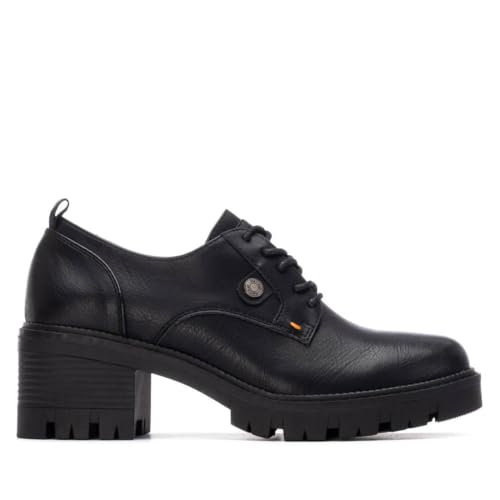 REFRESH - Mocasines Mujer Negro - Calzado Cómodo y Versátil - Moda Casual - Modelo 17291201 (Talla 36)