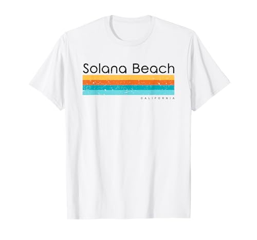 Vintage Solana Beach California CA Retro Design T-Shirt