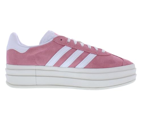 adidas Originals Women's Gazelle Bold Shoes, Super Pop/Cloud White/Core White, US 10 W2