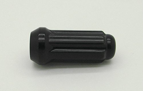 Accuwheel Lns-09160B8 Small Diameter Acorn Spline Drive Black Lug Nuts With Key (9/16" Thread Size) - Pack Of 32 Lugnuts #TOP4