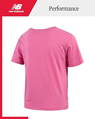 New Balance Girls Legging Set - 4 Piece Short Sleeve T-Shirt and Leggings Set (7-16)4