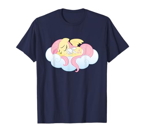 Fluttershy e Angel Bunny Sleeping Maglietta