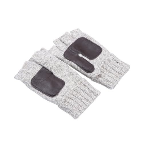 Moufles demi-doigts chauds et respirants avec protections poignet