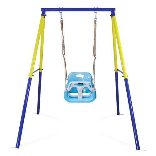 CCLIFE Altalene da Giardino per Bambini con Struttura In Metallo