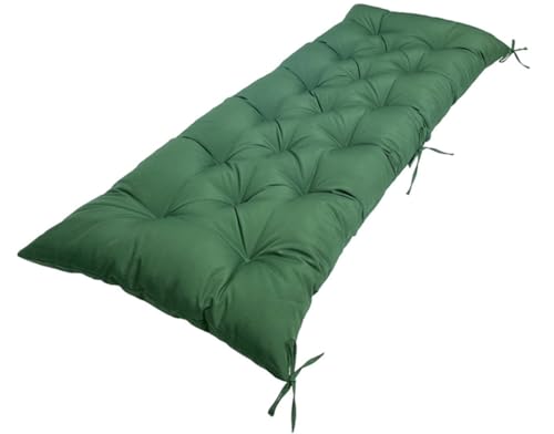 Wasserdichtes Sitzkissen für Gartenbank, Terrassenmöbel, Schaukel, Schuhaufbewahrung, Fenster, dickes Kissen für Korbgeflecht, Gartenbank, 100 x 50 cm, Farbe #6