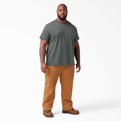 Image of Dickies Men's Heavyweight Heathered Short Sleeve Pocket T-Shirt